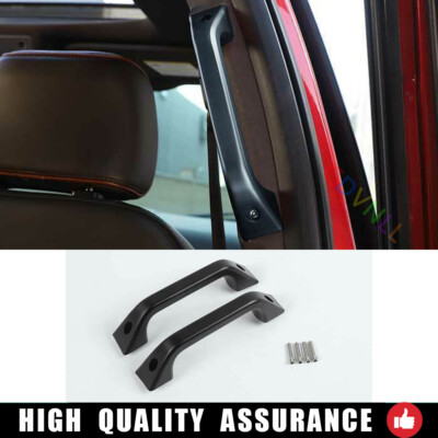 For Ford F-150 2015-2020 Black Aluminum Car Interior Grab Handle B Pillar Handle
