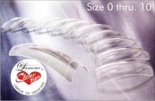 Lamour Professional Nail Tips - Clear Tips Bag 50ct *Choose size*