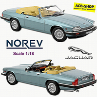 Jaguar XJ-S 5.3 H.E. Convertible 1981-91 Serie 2 Blaumetallic 1:18 Norev 182635