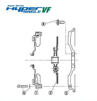 その他 itrendy EXEDY HYPER SINGLE VF DISC ASSY For TOYOTA Chaser JZX90