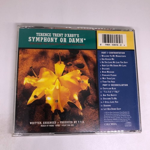 Terence Trent d'Arby's Symphony or Damn by Terence Trent D'Arby (CD,... - Foto 2 di 2
