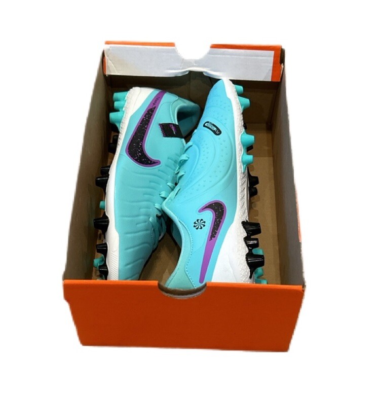Mens Sz 11.5 Nike Legend 10 Academy AG Soccer Cleats Turquoise Black DV4340-300 Nike Tiempo Legend 10 Academy - Turquoise/Black/Fuchsia  main image 2