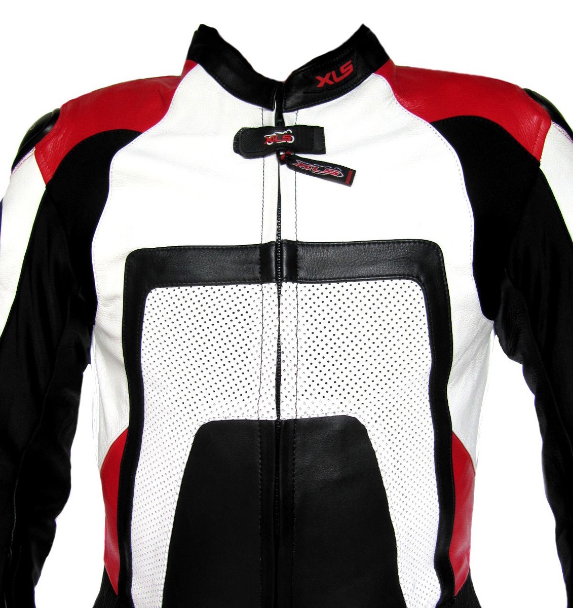 XLS Blue Carbon Lederkombi Kurzgröße - Motorradkombi Schwarz Blau Mit Protektoren