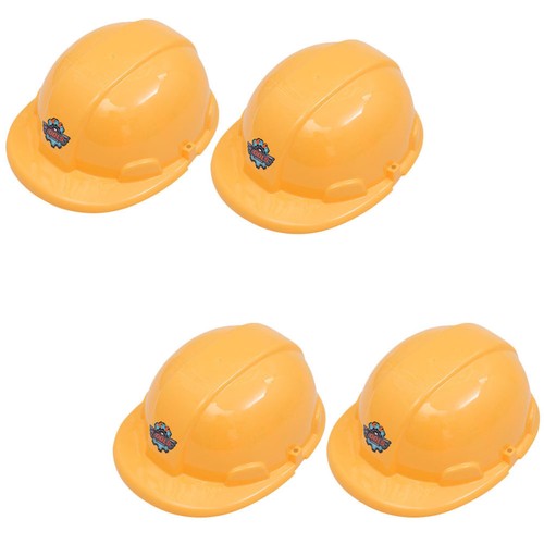 4pcs childrens builders hat Hard Hat Engineering Hat Kids Construction