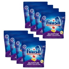 272PK Finish Powerball Quantum Lemon Sparkle Dishwashing Tablets for Dishwasher