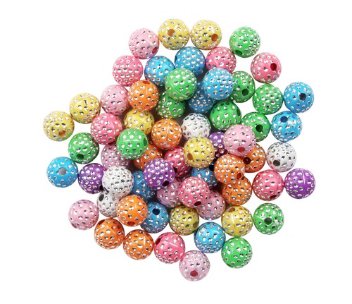 DAHI Perle Bianche Per Bigiotteria Fai Da Te - Scatola Con 890 Pezzi Di Misure Miste (3-10 Mm)