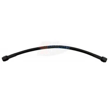 42 Inch Black -4AN PTFE Braided Brake Line Hose Turbo Feed Clutch Straight