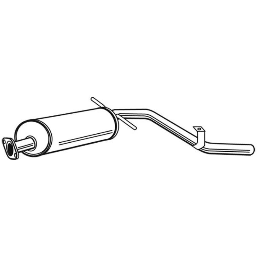 WALKER Endschalldämpfer 72183 - Auspuff Endtopf Für Citroën C5 870mm
