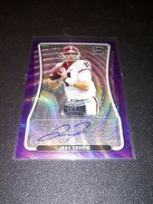 Jake Fromm 2020 Leaf Metal Draft Purple Autograph #D 11/15 Jersey # Georgia