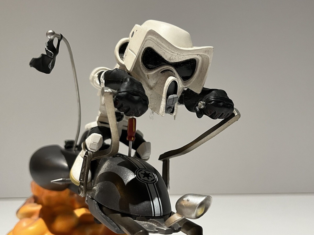 RARE STAR WARS - Gentle Giant - Kustomz - Scout Trooper on Speeder