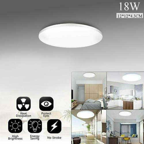 2*18W LED Ceiling Down Light Ultra Thin Flush Mount Kitchen Home Fixture Lamp US - Bild 3 von 12