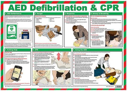 Beeswift Defibrillator Guide Poster (A2)