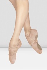 ES0251L Ladies Elastosplit Canvas Ballet Shoes By Bloch Pink Sz 2.5C New In Box