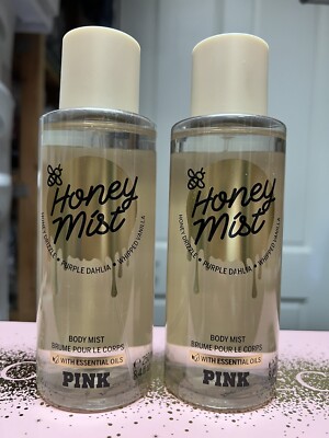 2 Pc. Victoria's Secret Pink Honey Body Mist 8.4 Fl Oz New Set.