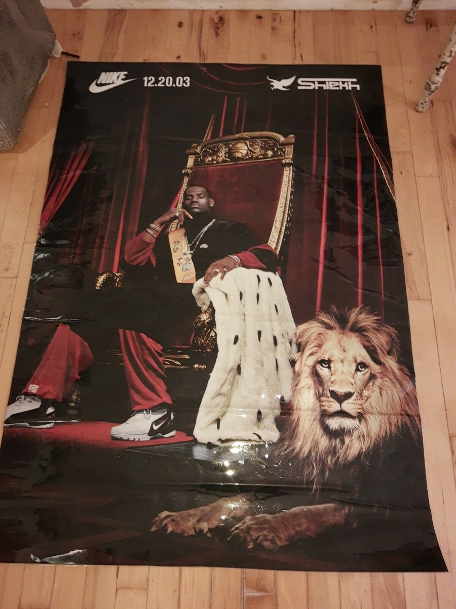 LeBron Nike Poster 12-20-03 | eBay