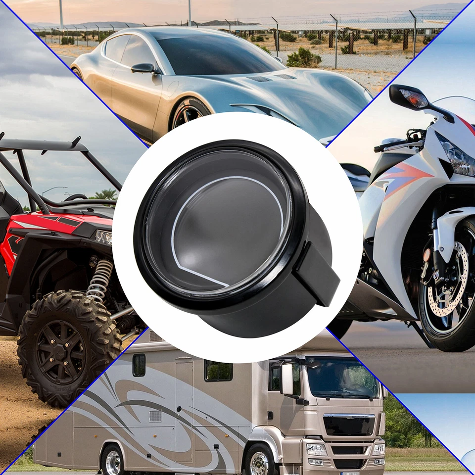 2" 52mm Turbo Boost Gauge Vacuum Pressure Digital Display Daul LED Red & Blue - Image 2 of 4