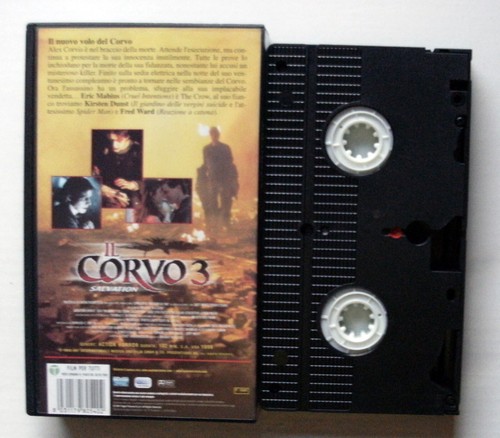 VHS IL CORVO 3 SALVATION (1999) KIRSTEN DUNST - ERIC MABIUS - EAGLE -EX NOLEGGIO - Foto 3 di 4