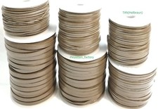 LEDERBAND,Flaches Lederschnur,Echtleder,vesrschiedene Größe/Länge Wählbar/TAN