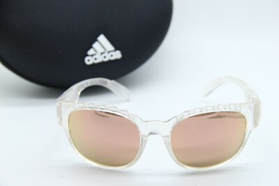 NEW Adidas Rose Sunglasses Sunglasses Adidas Sport SP 0009 26G Rose Crystal / Brown  main image 4