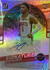 Kenyon Martin Jr Rookie 2020-21 Panini Donruss Signature Series #SG-KMR Auto RC