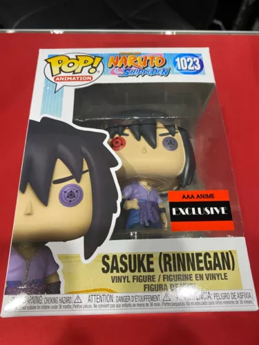 Funko POP Sasuke Rinnegan #1023 Naruto Shippuden AAA Anime Exclusive New