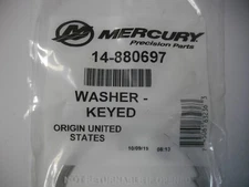 Mercury Marine Quicksilver Mariner 14-880697 Keyed Washer for Outboard OEM