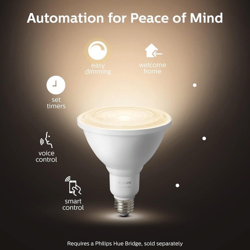 Philips Hue LED 100W Equivalent Waterproof Dimmable Smart Wireless Bulb 2 Pack - Picture 4 of 7
