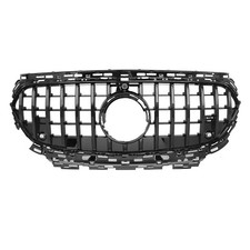 für Mercedes GT LOOK Grill E KLASSE W214 S214 SCHWARZ Kühlergrill Frontgrill