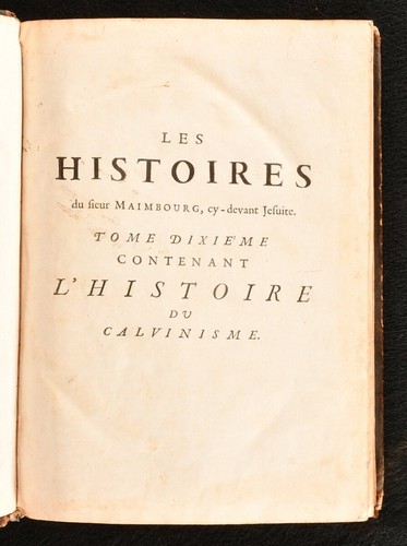 1686 2vol Les Histoires du Sier Maimbourg Calvinism Lutheranism Illustrated - Picture 5 of 9