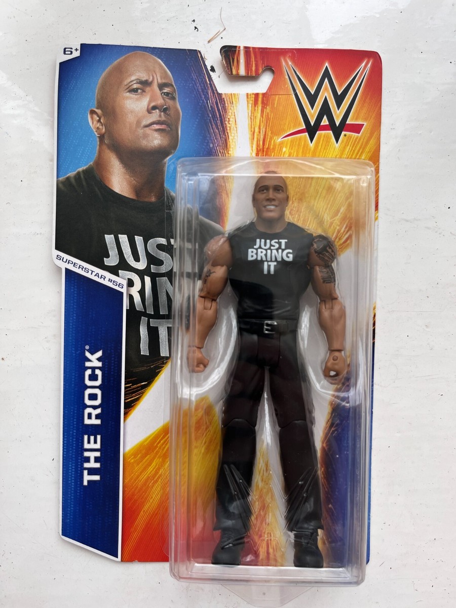 Wwe Wrestling Series 54 The Rock 6 Action Figure 56 Mattel Wwe The