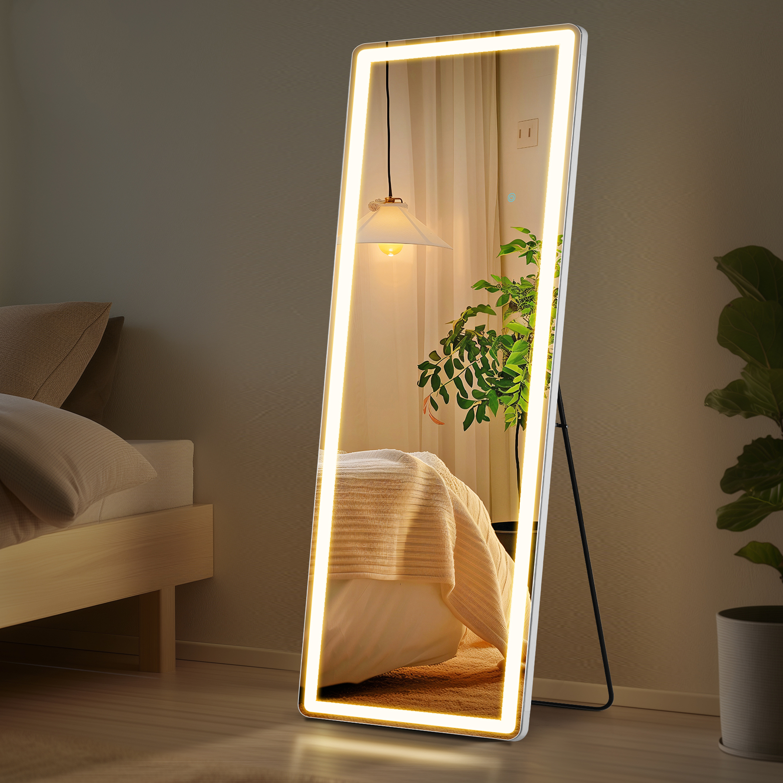 Rectangle Full Body LED Mirror, 26