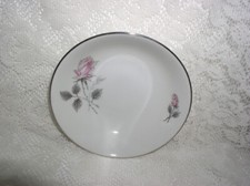 Bohemian Silver Rose Fruit Berry Bowl Bowls Czechoslovakia 5-1/2"