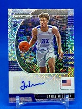 JAMES WISEMAN 2020 PANINI PRIZM DRAFT PICKS RC AUTO 18/25 WARRIORS
