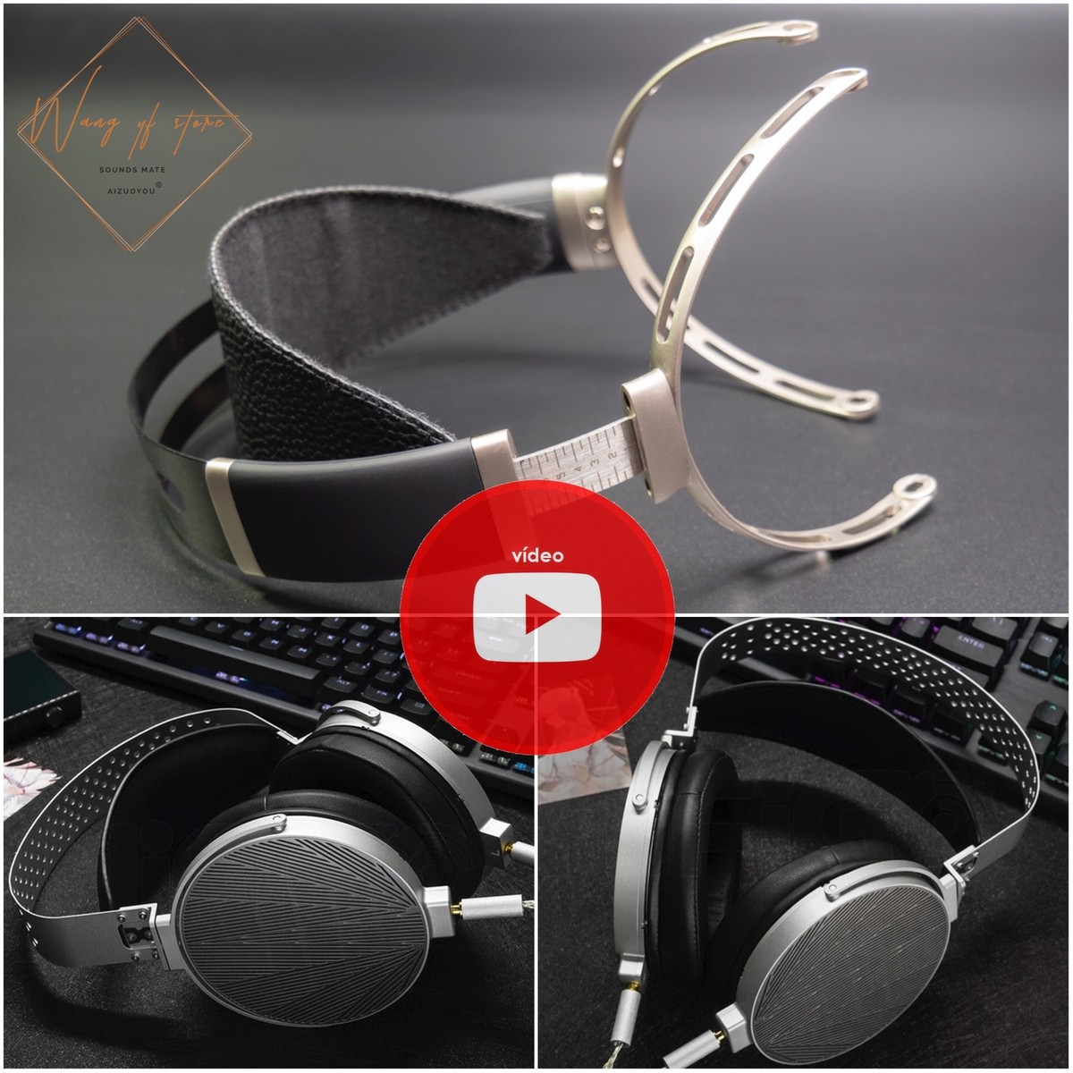 Metal Headband Top Part Pad EarHook For MOONDROP VENUS Flagship