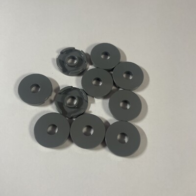10x Lego Technik Technic Tile Round Fliesen rund 2x2  15535 NEW Dark Bluish Gray