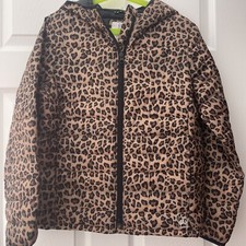 EUC GapKids girls primaloft lighweight hooded puffer jacket size L