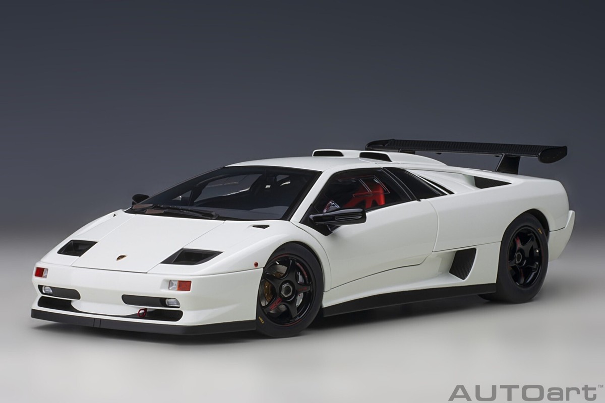 1996 LAMBORGHINI DIABLO SV-R IMPACT WHITE 1:18 COMPOSITE AUTOart
