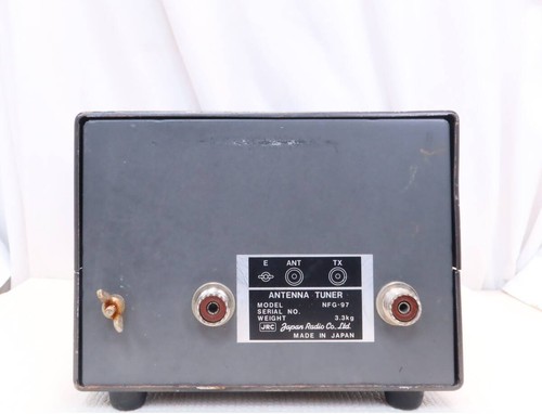 JRC NFG-97 ANTENNA TUNER 1.8-30MHz Analog meter Working With Box manual Used - Zdjęcie 5 z 5