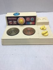 Fisher Price Stove Top Playset 919 Vintage 1978 Glow Burner Range Main Unit Only
