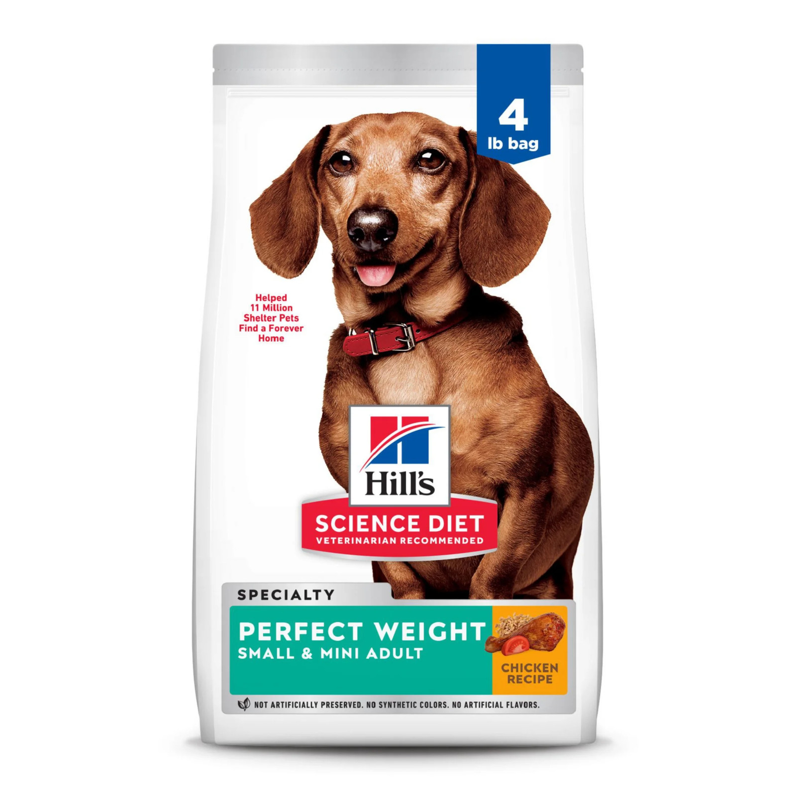 Perfect Weight Chicken Dry Dog Food, 4Lb Bag