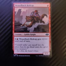 Weaselback Redcap [Foundations Jumpstart] Near Mint