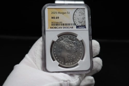 2025 Morgan Silver Dollar $1 NGC MS69