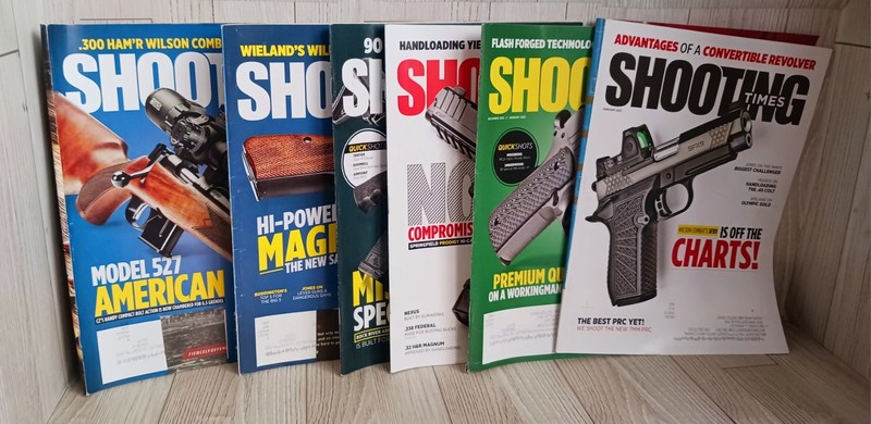 Lot of 6 Shooting Times Magazines 2019-2023