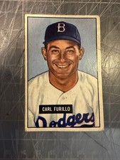 1951 BOWMAN #81 CARL FURILLO BROOKLYN DODGERS BASEBALL CARD VG/EX #2