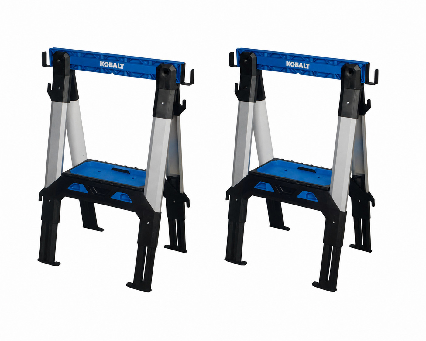 Kobalt 4-in-1 Multi-Function 31" Adjustable Saw Horse (2 Pack)