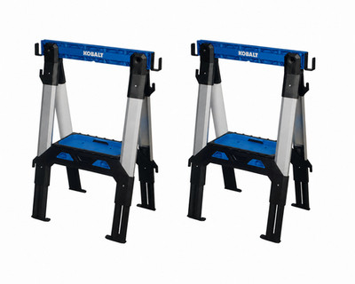 Kobalt 4-in-1 Multi-Function 31'' Adjustable Saw Horse (2 Pack)