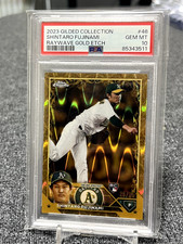 25/25 PSA 10 2023 Gilded Collection Shintaro Fujinami Rookie Raywave Gold Etch