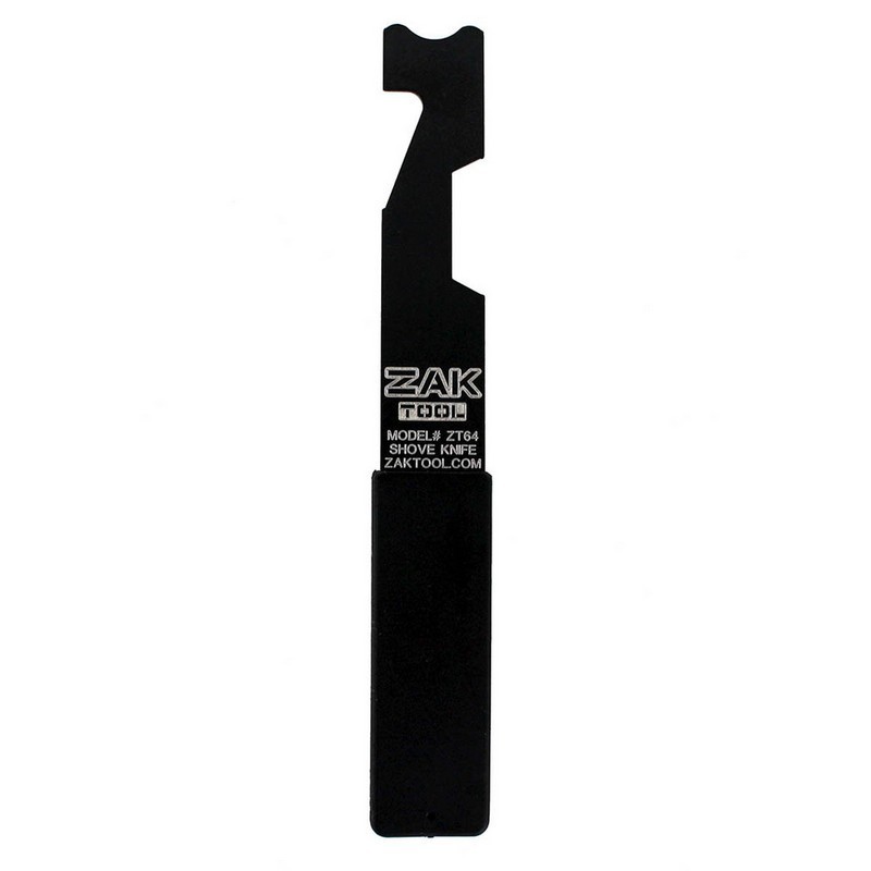 Zak Tool ZT64 Shove Knife 6" Entry Tool Door Pick, Black