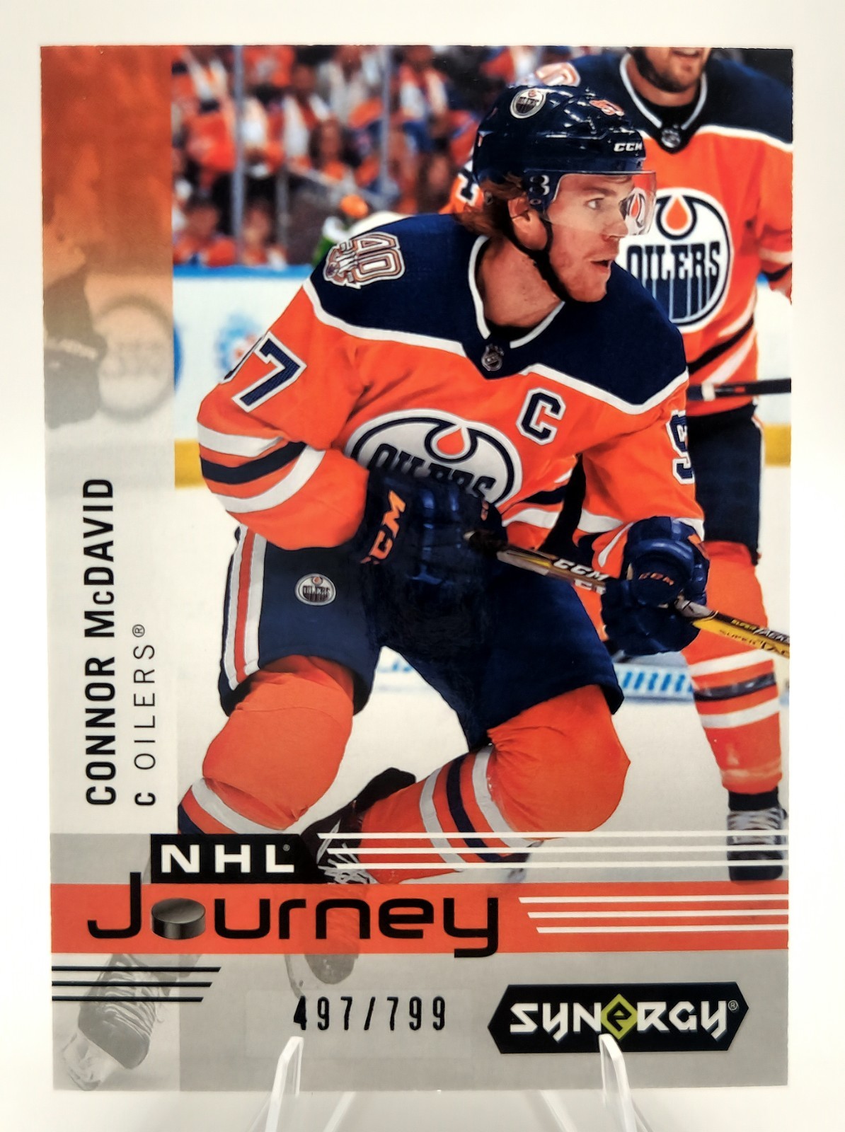2019-20 Synergy - Connor McDavid NHL Journey 2018-19 Season #'d/799 Oilers