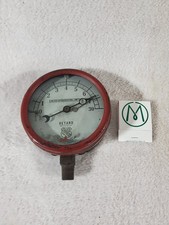 Antique Ashcroft American Radiator Co. 4.5 Retard Steam Pressure Gauge